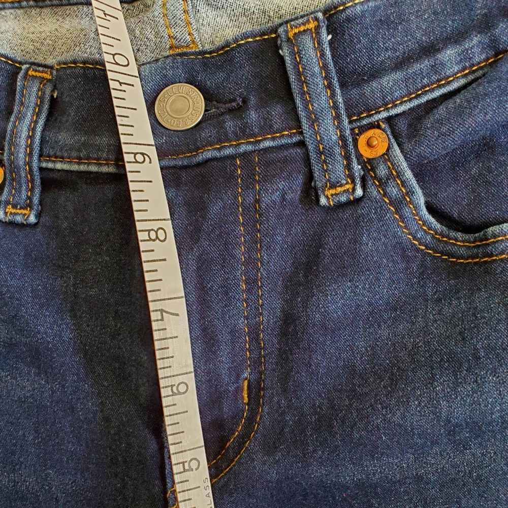 Levi's Blue Boyfriend Jeans 29/30 waist - Picture 6 of 11